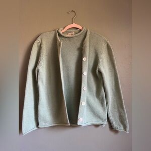 LL Bean tank and cardigan set